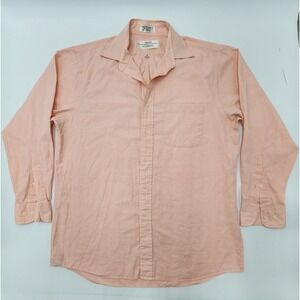 peterborough row mens button up size 16‎ 32/33 long sleeve Bloomingdales